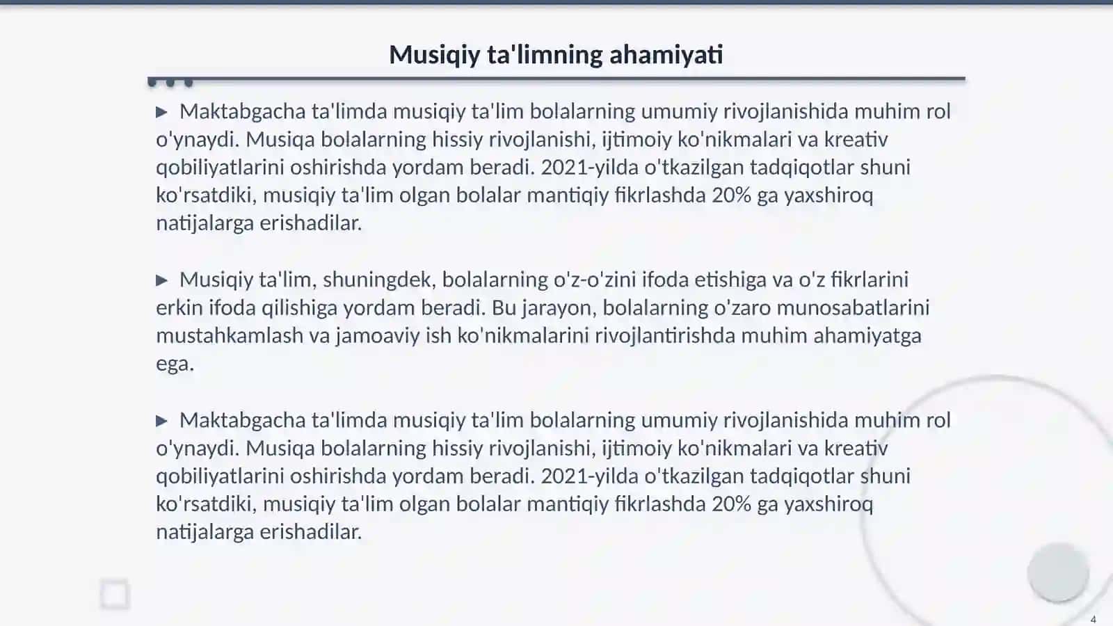 Maktabgacha ta'lim tashklotlarida bolalarni bastakor ijodi bilan tanishtirish 4