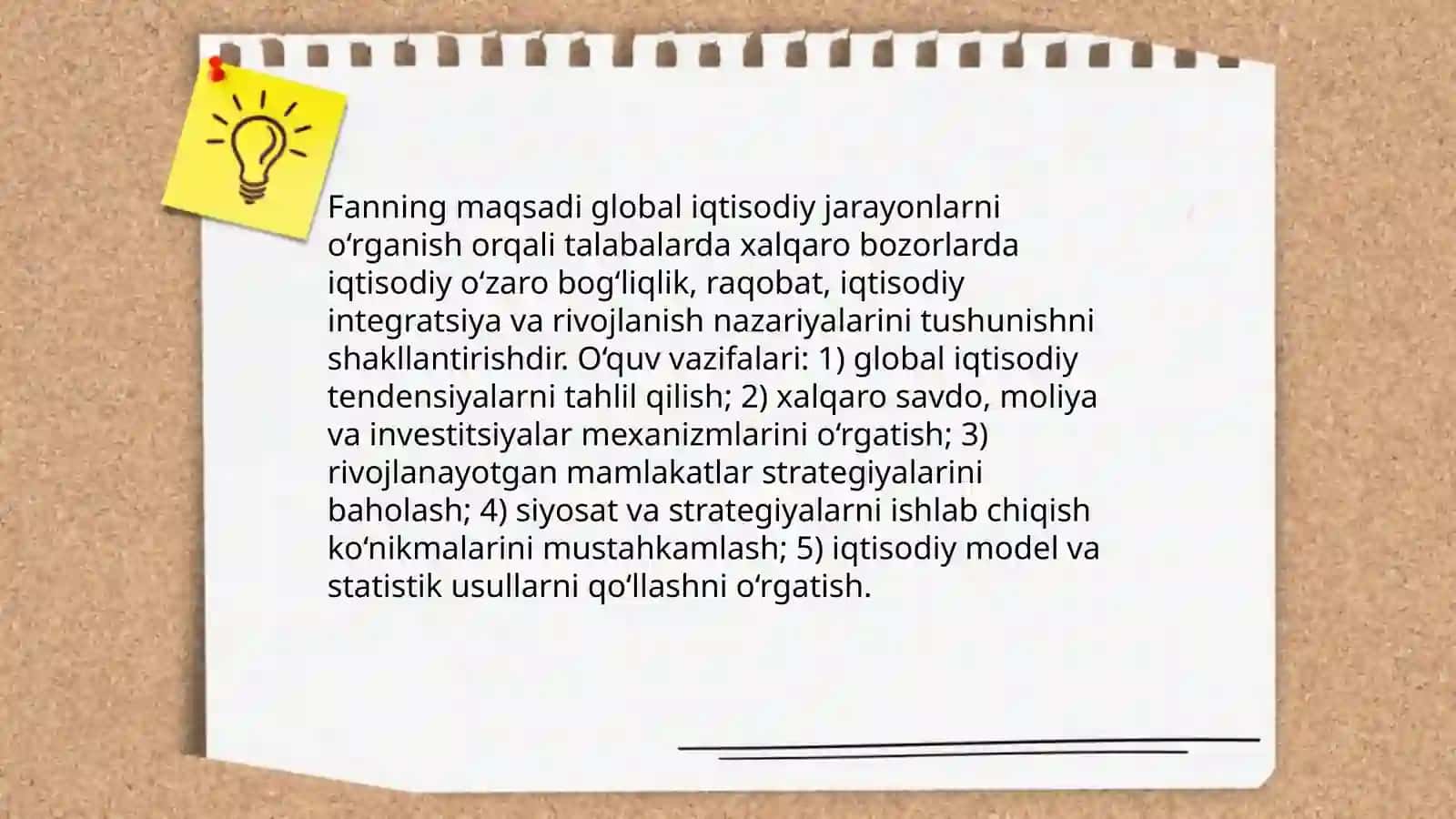 Global iqtisodiy rivojlanish fanining predmeti va vazifalari 4