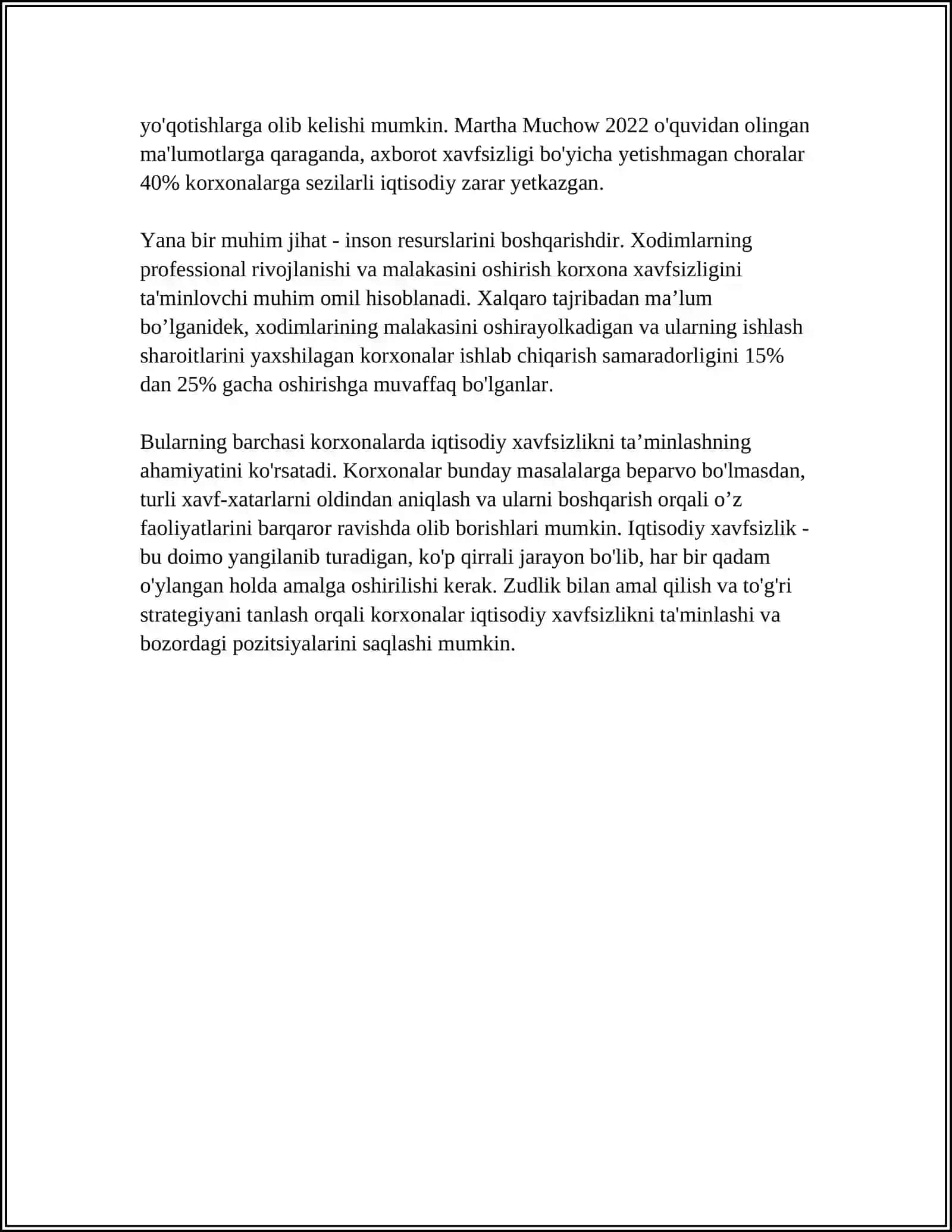 KORXONALARDA IQTISODIY XAVFSIZLIKNI TA’MINLASH 4