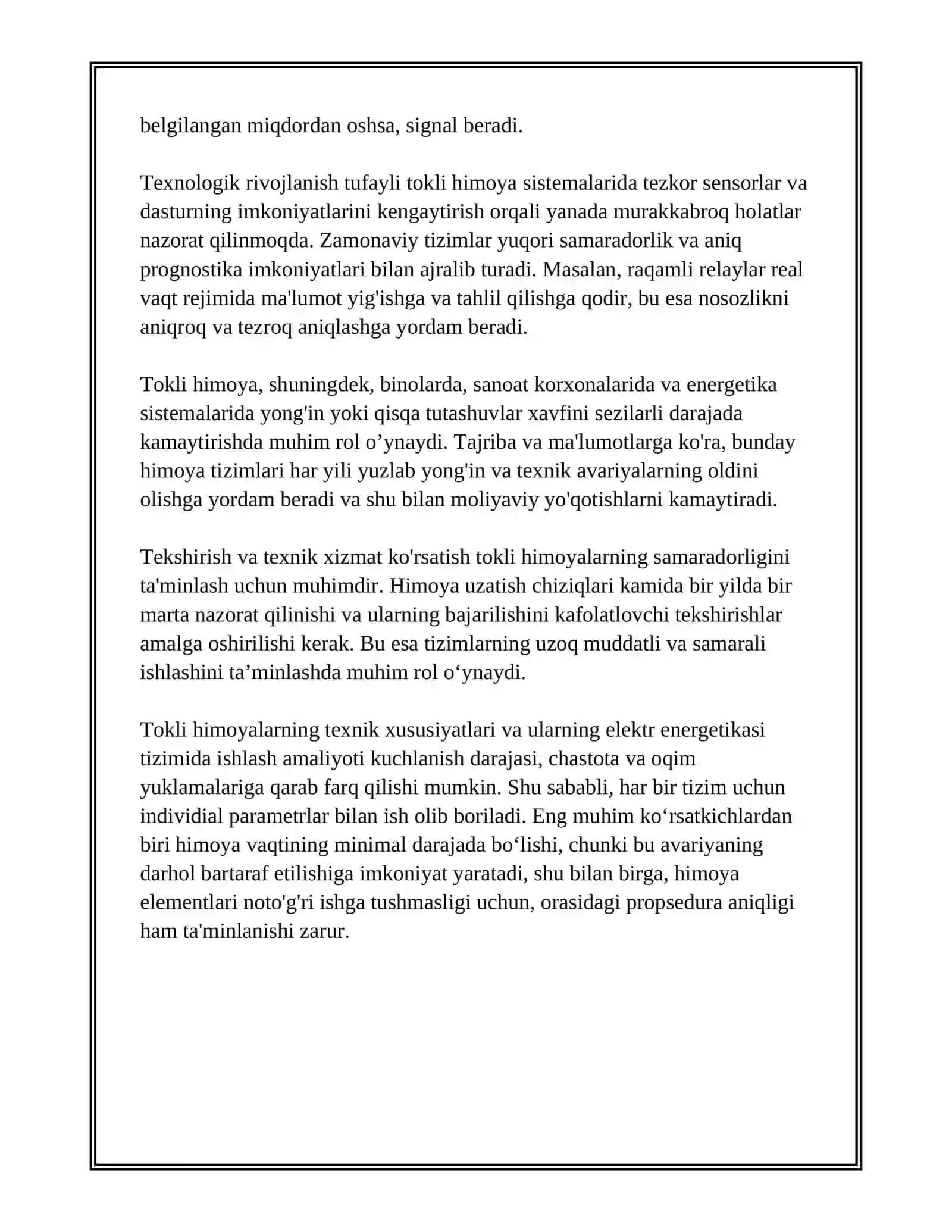 TOKLI HIMOYALARNING ISHLASH PRINSIPI 4
