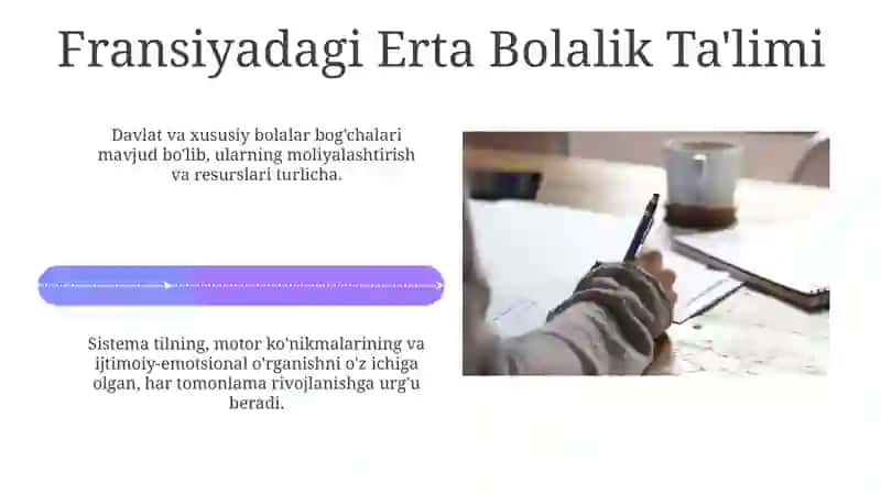 Xorij maktabgacha taʼlim tizimida fransiya 4