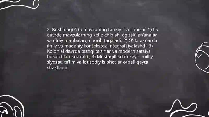 Boshidagi 4 ta mavzu 4