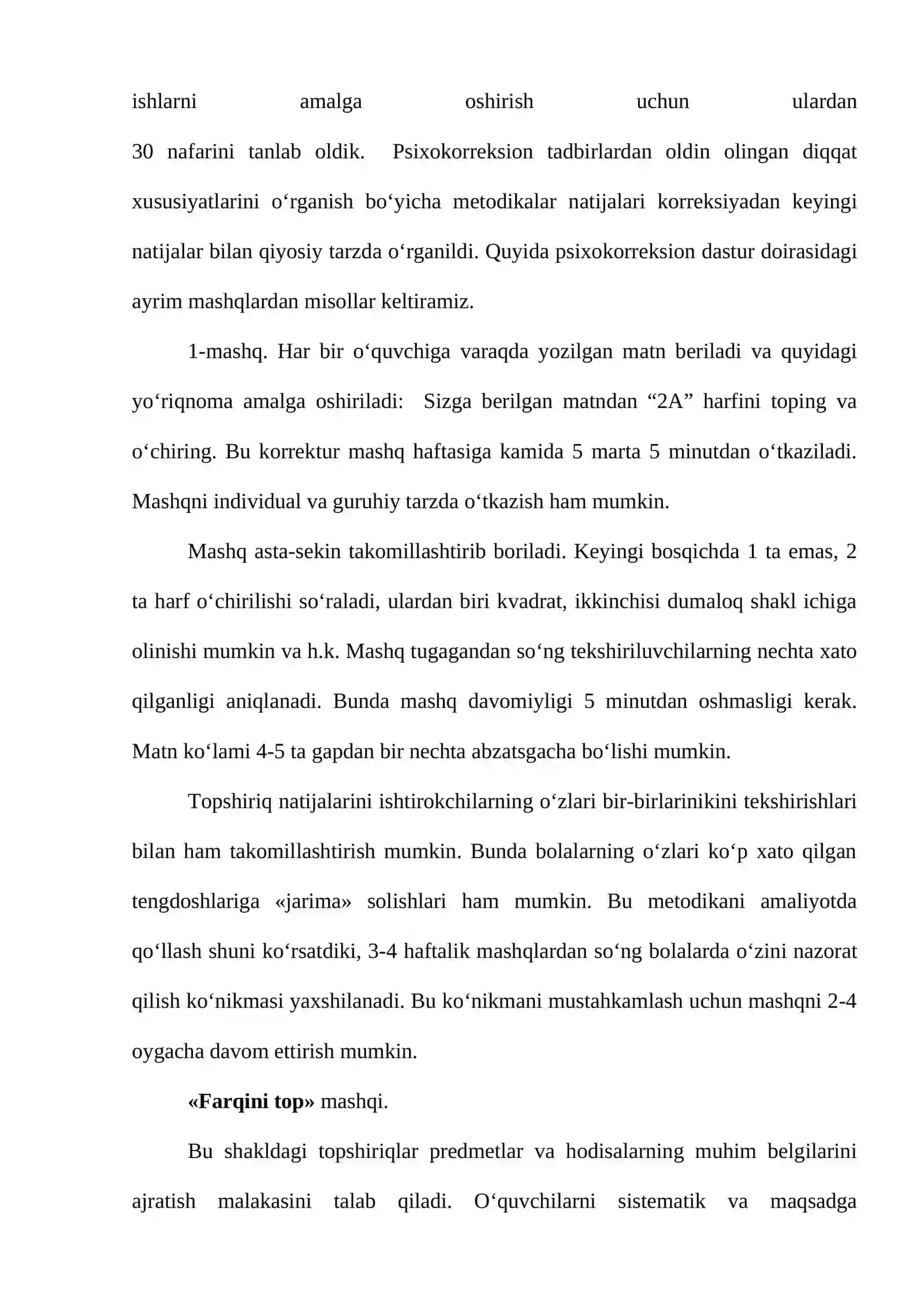 Maktabgacha yosh davri bolalarida diqqat barqarorligini ta’minlashning psixokorreksion ishlari 4