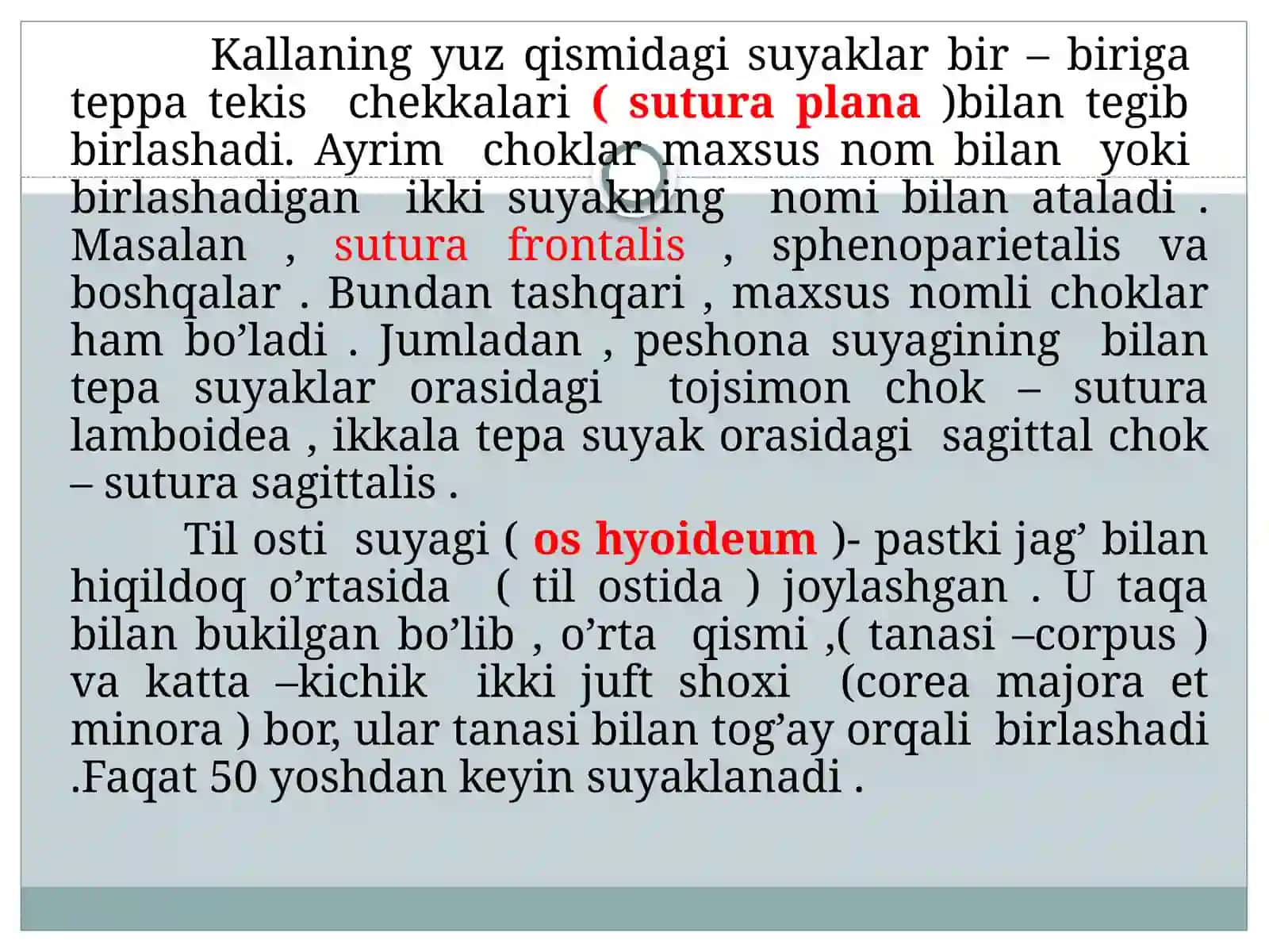 Kalla suyaklarining harakatchan va harakatsiz birikishlari 4