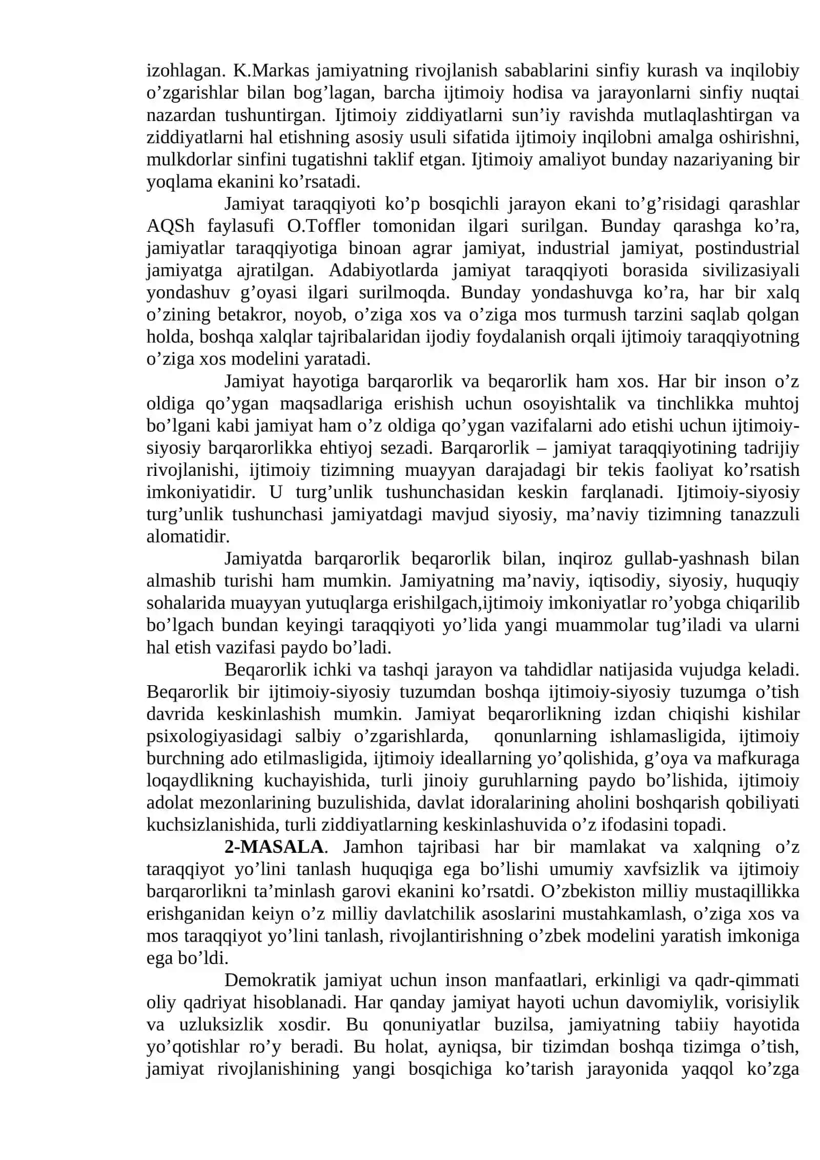Tarixiy jarayonda jamiyatning madaniy va ma’naviy kadriyatlari 4