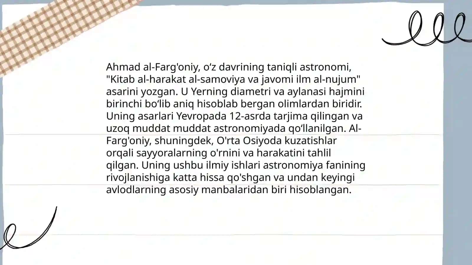 Ahmad al-Farĝoniy 4