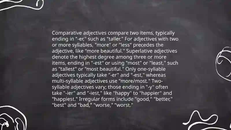 Types of Adjectives 4