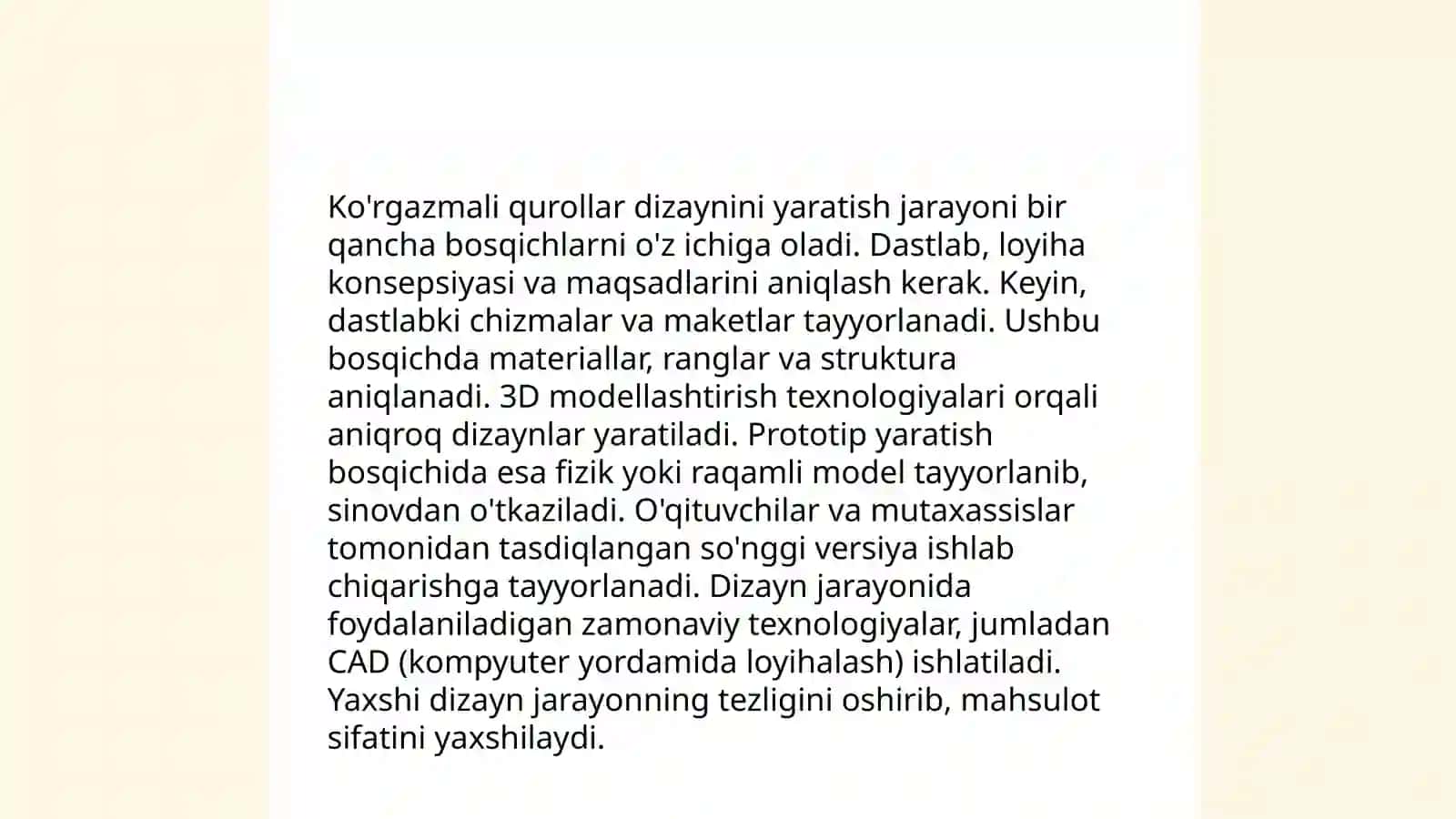 Aniq mavzularga moslab ko'rgazmali qurollar tayyorlash Usmonova Ra'noxon 4