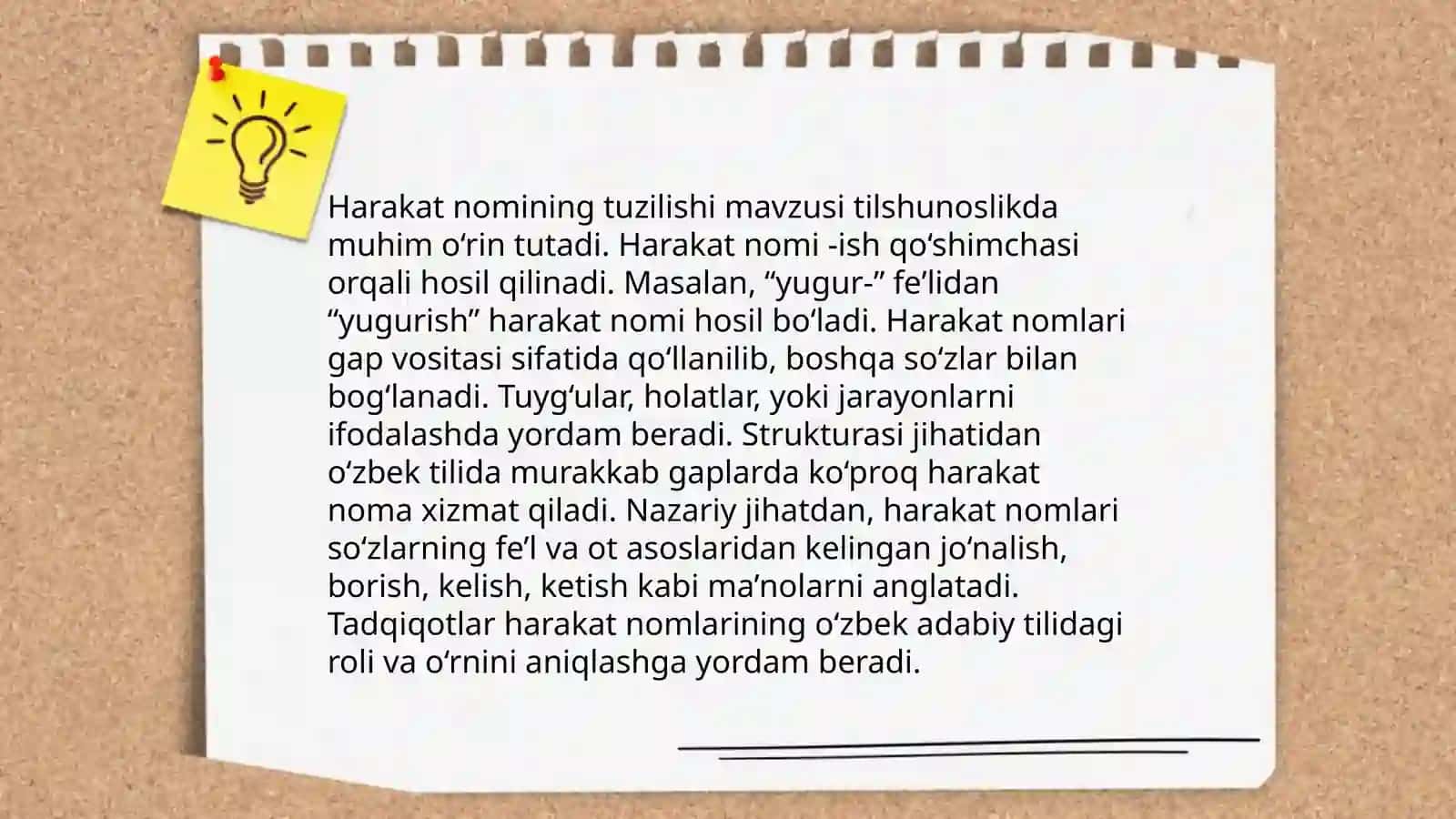 Sof feʼllarning vazifadosh shakllari 4