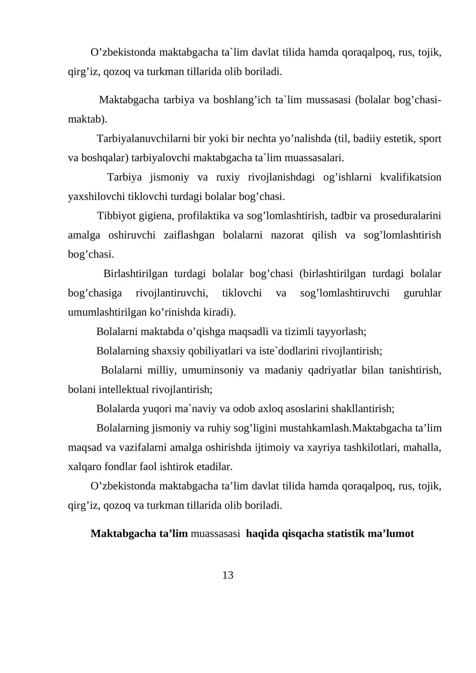 Maktabgacha ta'lim va tarbiya standarti 4