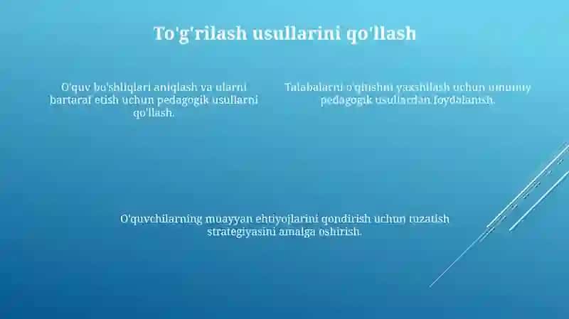 Pedagogik korreksiyada umum tarbiyaviy metodlarni qo'llanilishi yo'llari 4