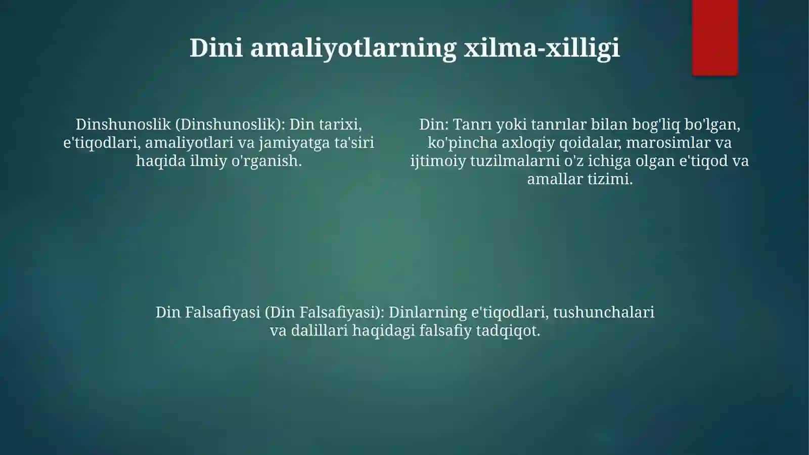 Din,dinshunoslik,dinfalsafasi,teologiya,xudojoʻylik,diniye'tiqod,aqida,ilohiyottushunchalariningmohiyati 4