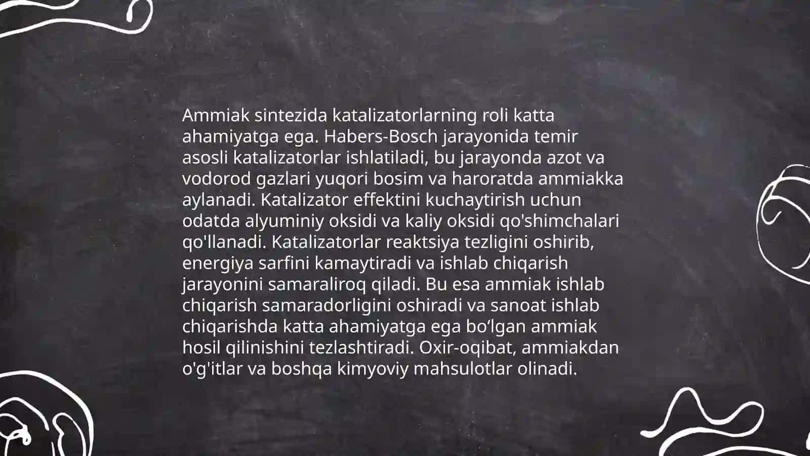 Ammiakni yuqori bosimda ishlab chiqarish 4