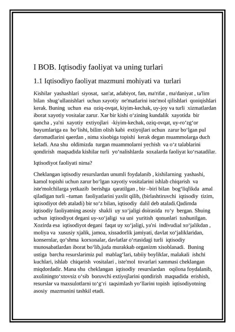 IQTISODIY FAOLIYAT TURLARINI SEKTORLAMA TASNIFI 4