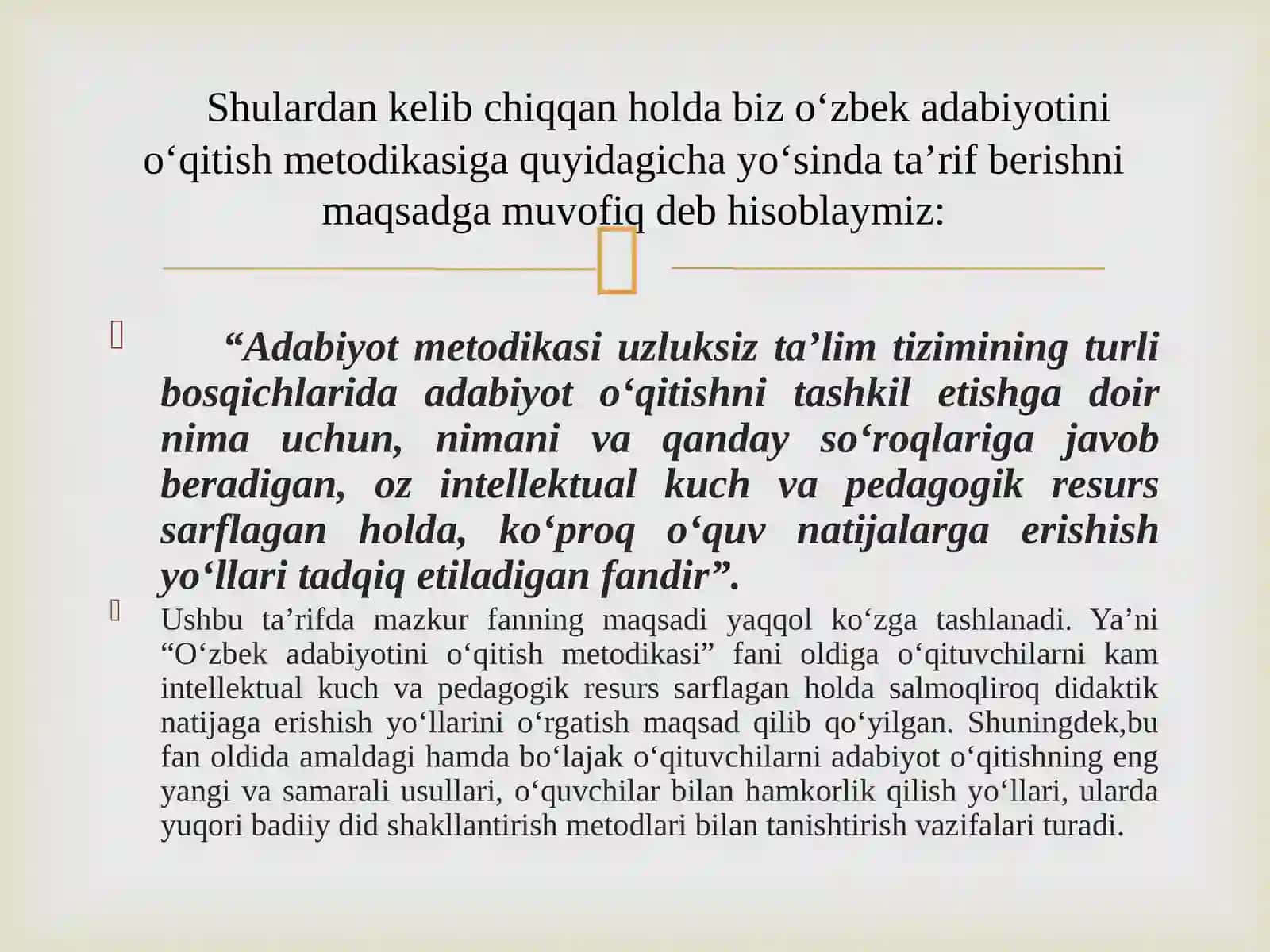 Adabiyot o‘qitish metodikasining tarixiy taraqqiyot bosqichlari 4