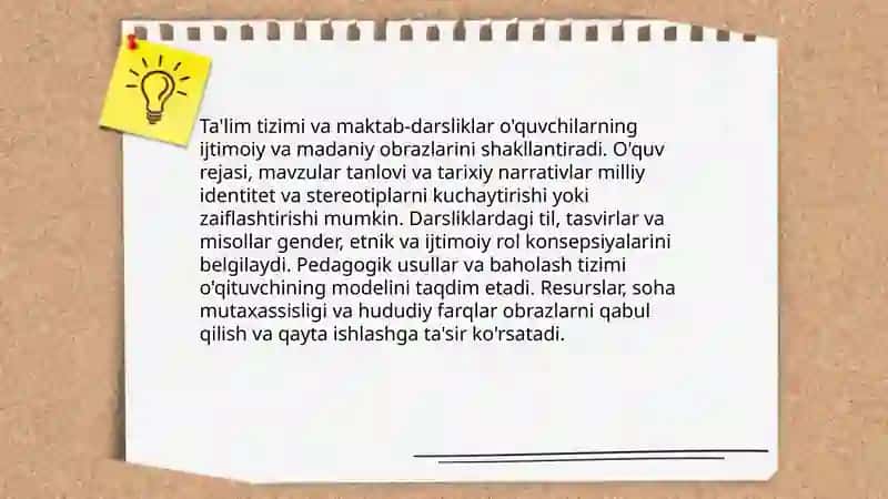 Omillar bilan obrazlarni shakllantirish 4