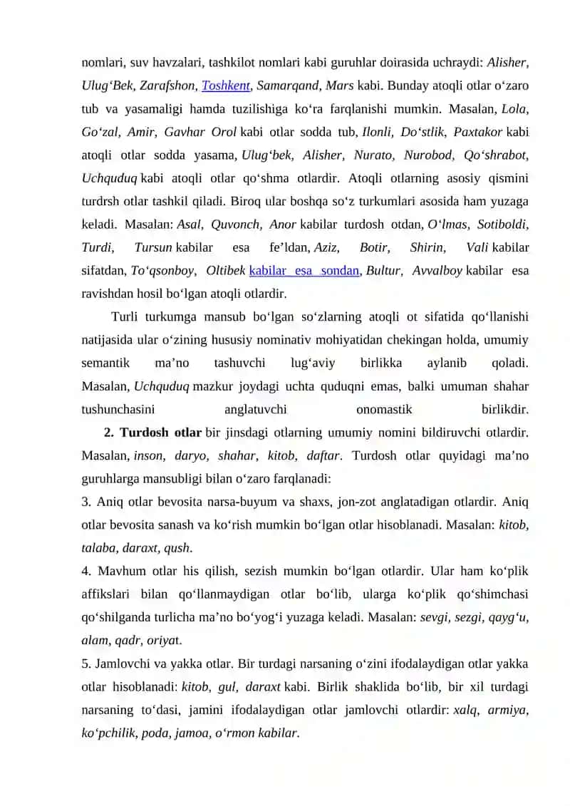 Yordamchi So’z Turkumlari 4
