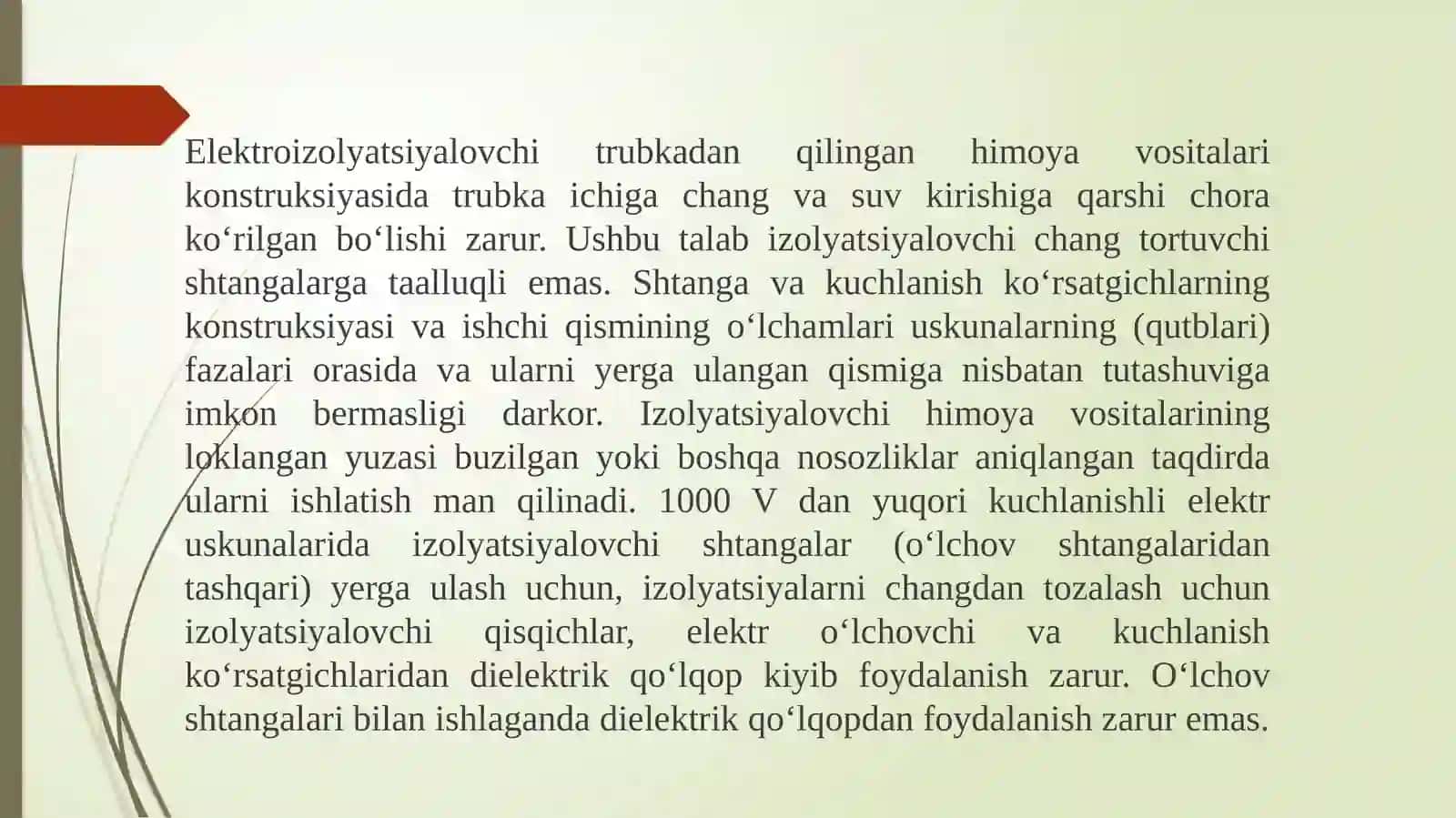 Elektr Xavfsizligi Asoslari Taqdimoti 4