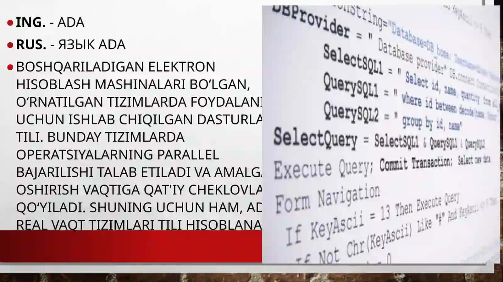 Dasturlash tillari, ularning turlari va asoslari 4