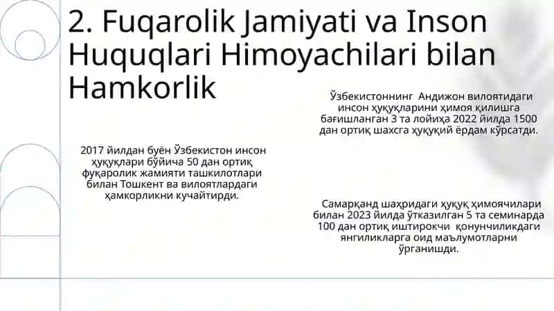 Oʻzbekiston respublikasida inson huquqlari boʻyicha milliy institutlar 4
