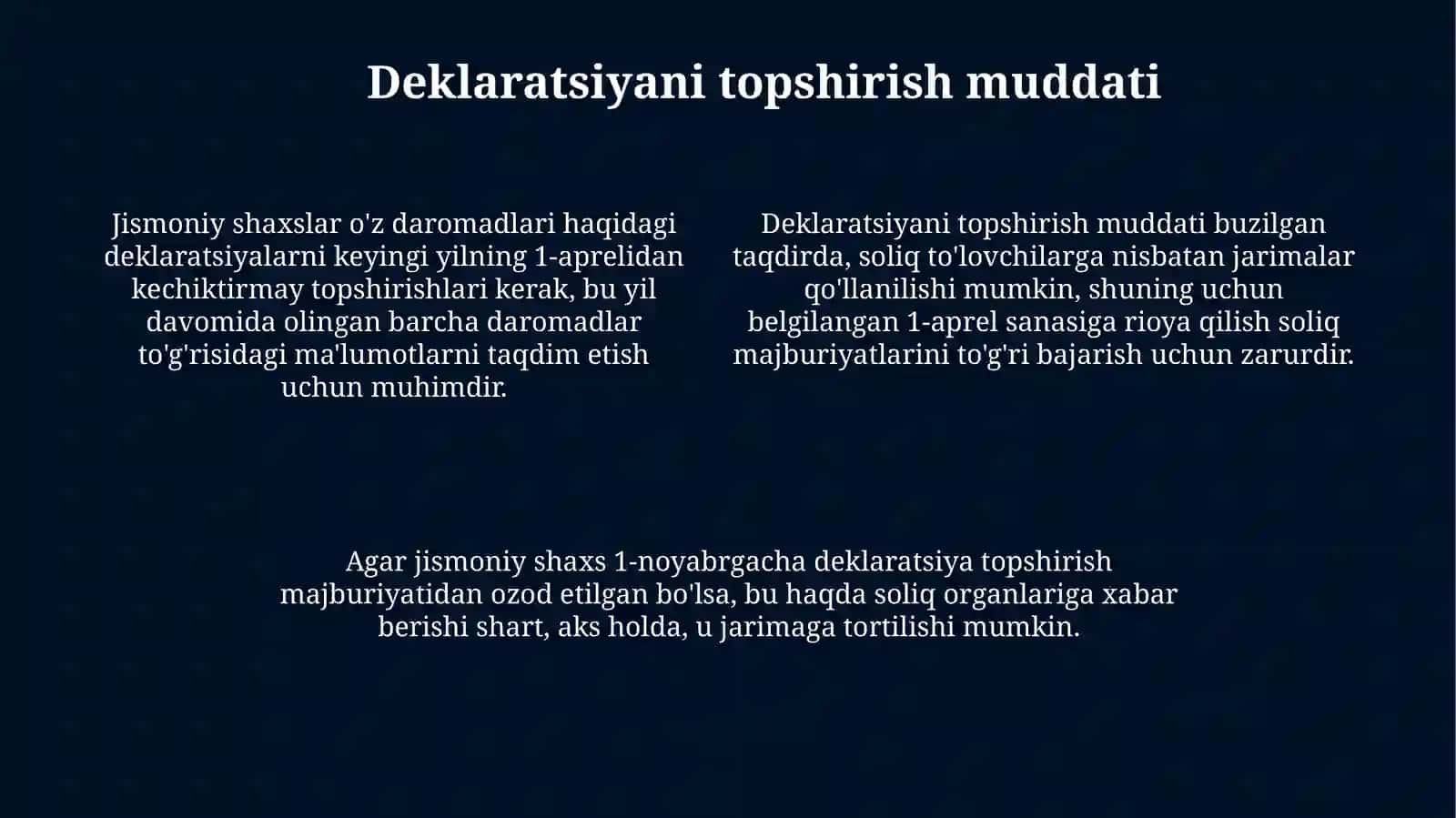 Jismoniy shaxslarning yillik daromadlarinideklaratsiyalashtartibi 4