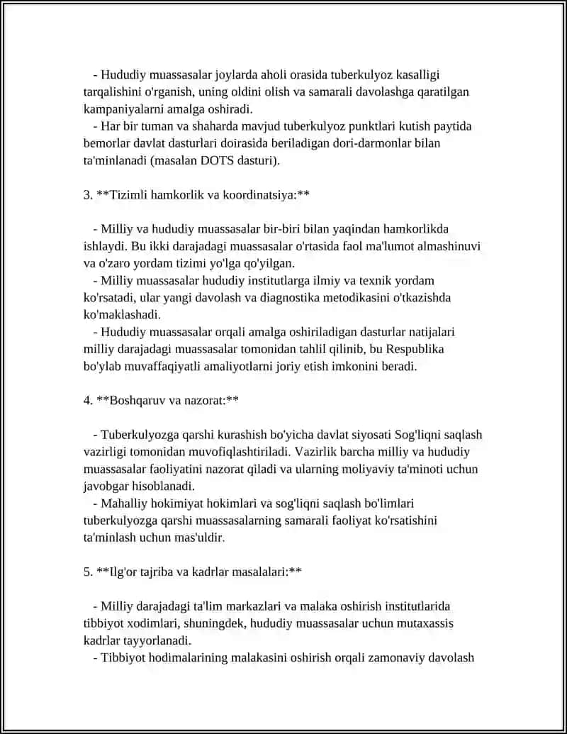 Tuberkulyozga qarshi muassasalar 4