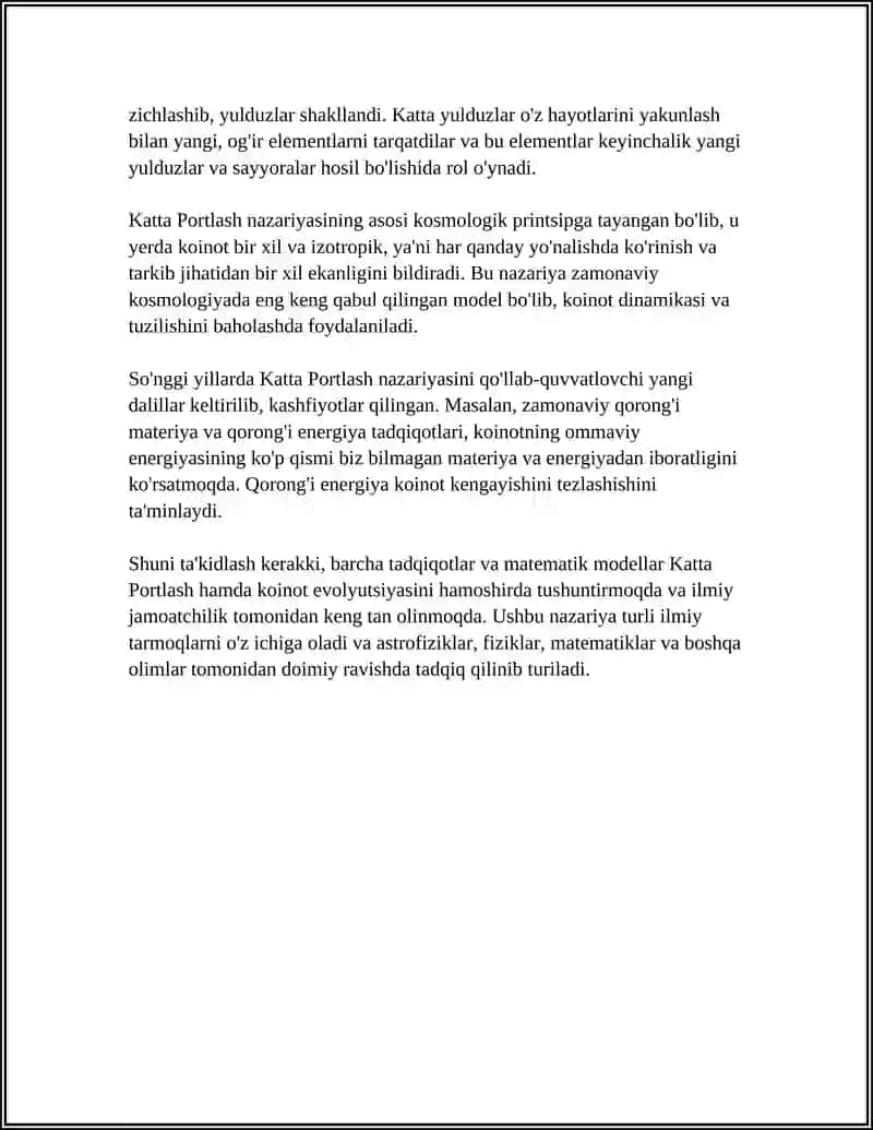 OLAM, GALAKTIKA, QUYOSH SISTEMASI 4
