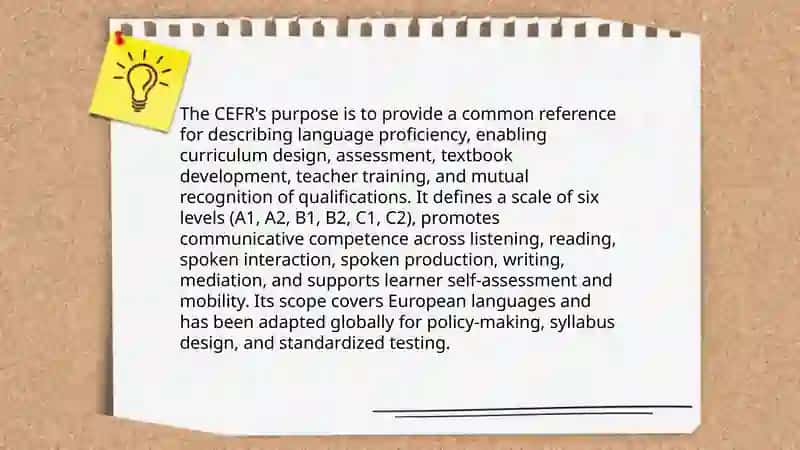 The CEFR framework: an overview 4