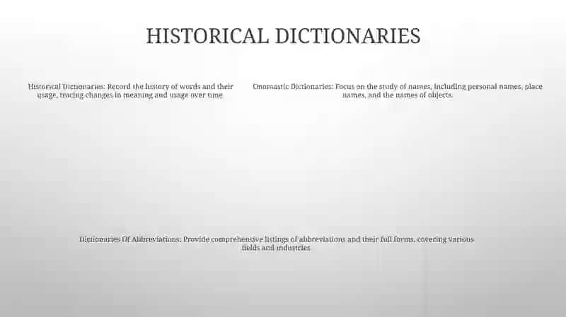 Onomastic Dictionaries 4