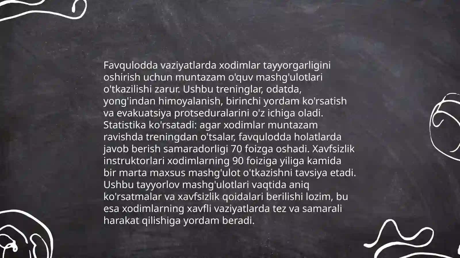 Korxona va Tashkilotlarda Tayyorgarlik Darajasini Oshirish 4