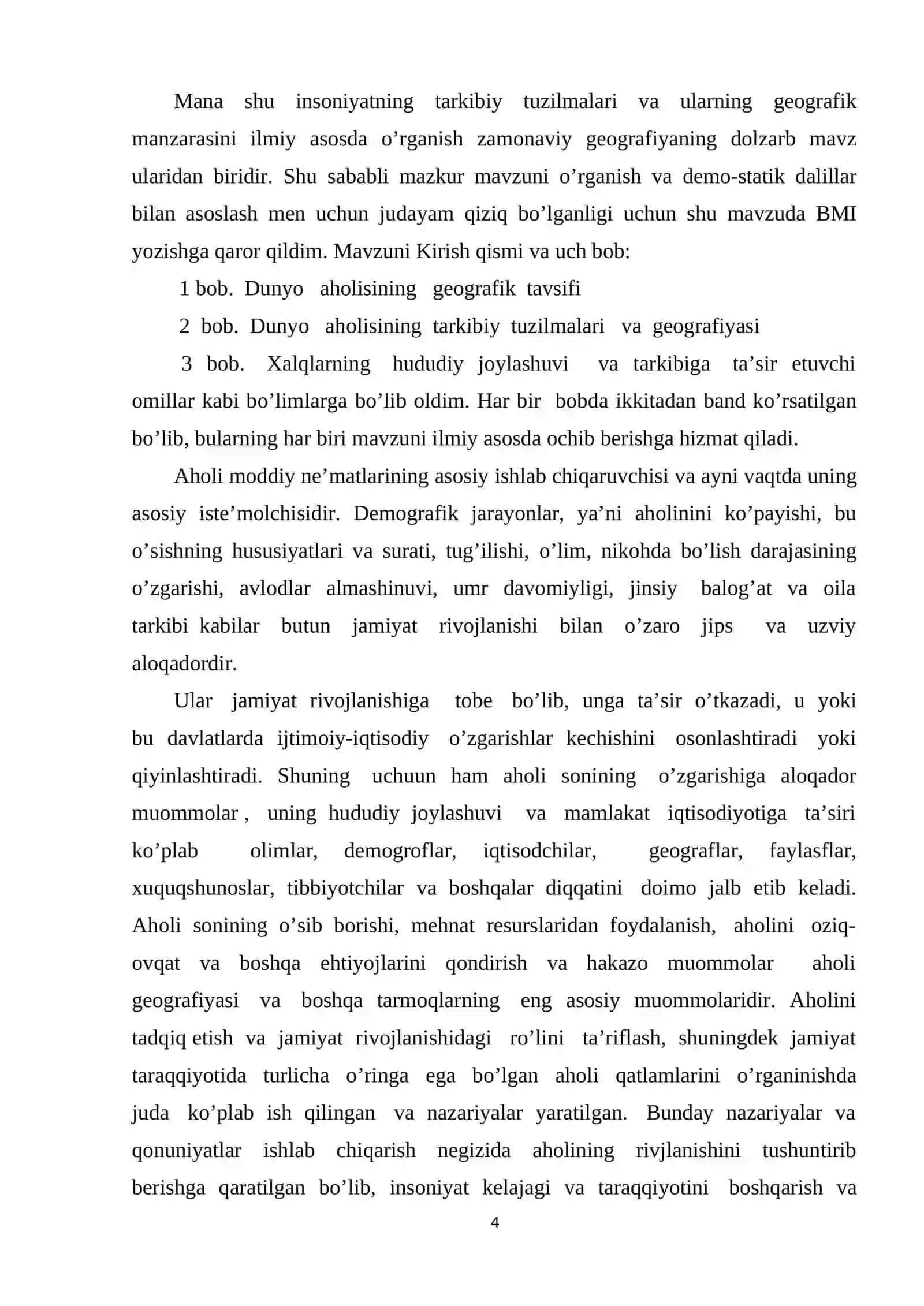 Dunyo xalqlarining tarkibiy tuzilmalari va ularning geografik manzarasi 4