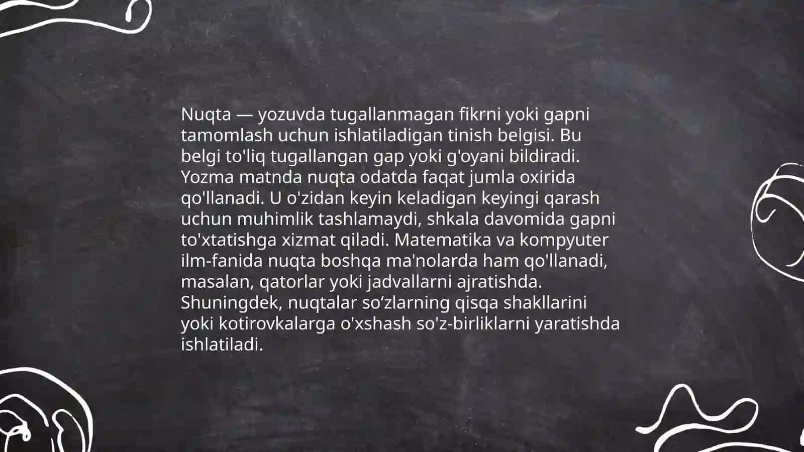 Punktuatsion savodxonlik 4