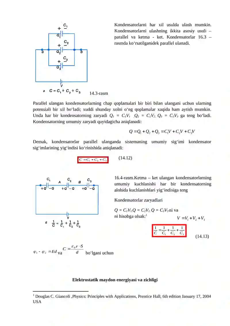 Elektrostatik maydondagi o‘tkazgichlar 4