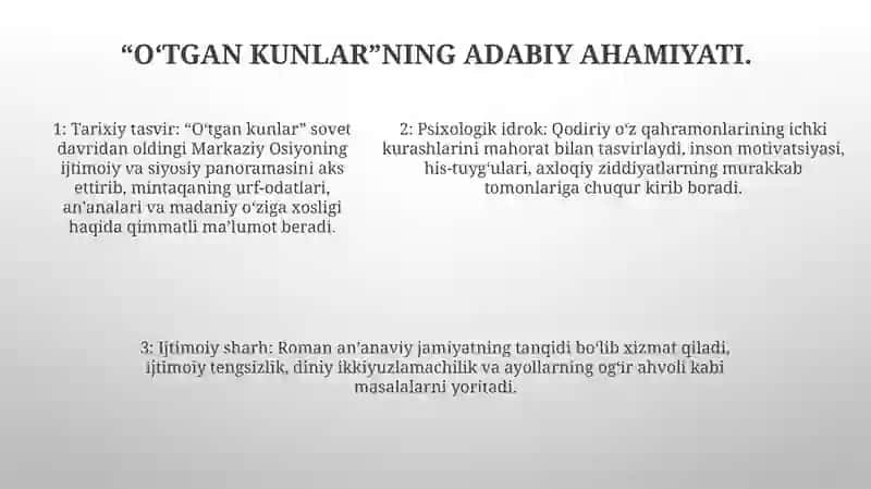 O‘Tgan Kunlar 4