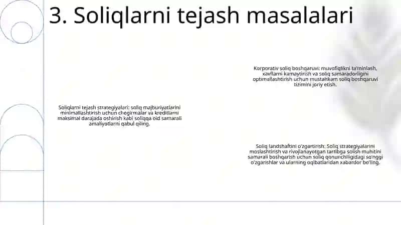 Soliq Qonunchiligidagi O'Zgarishlarning Korporativ Soliq Boshqaruvi Strategiyalariga Ta'Siri 4