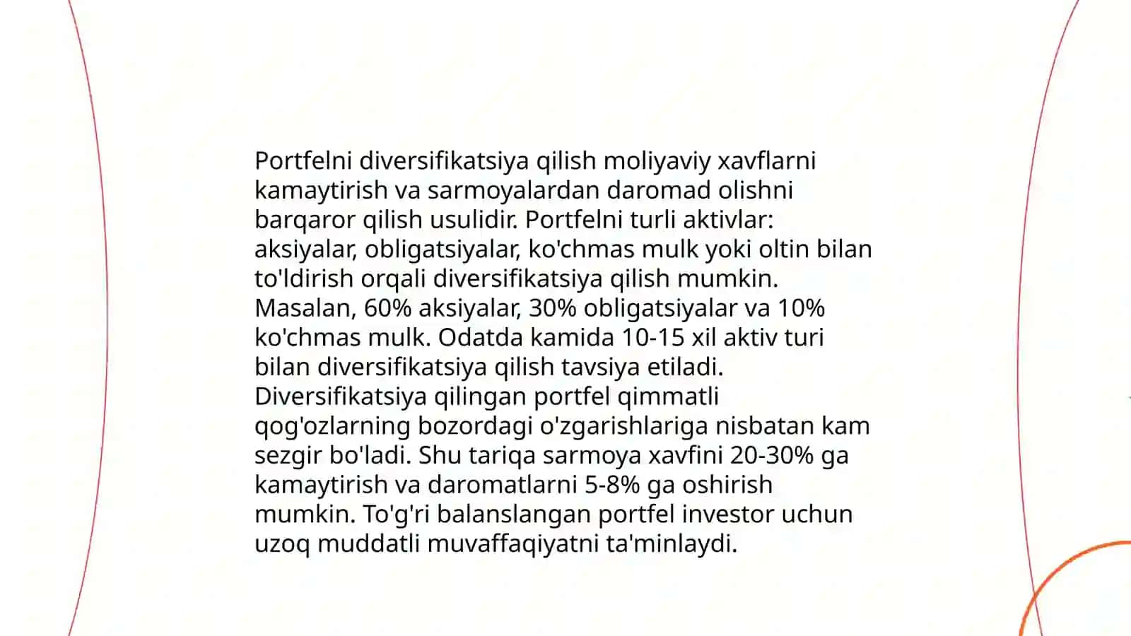 Investitsiyalarni boshqarish 4