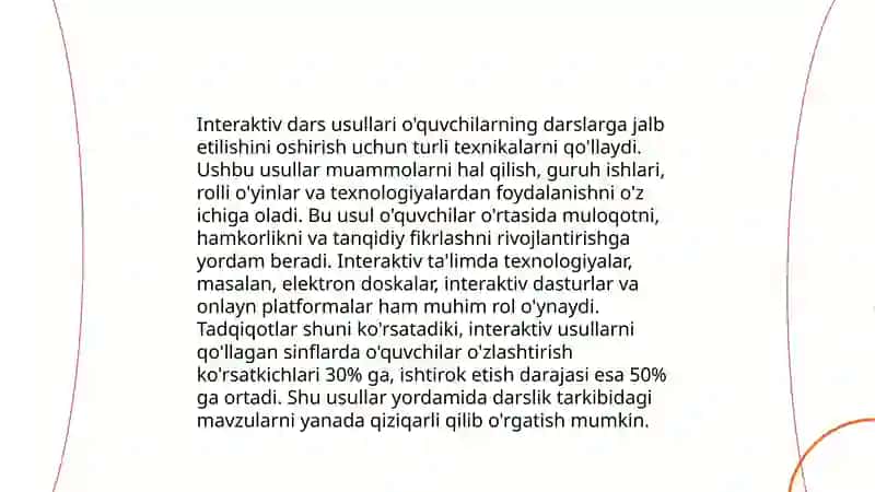 Òquvchilar faoliyatini faollashtirish 4