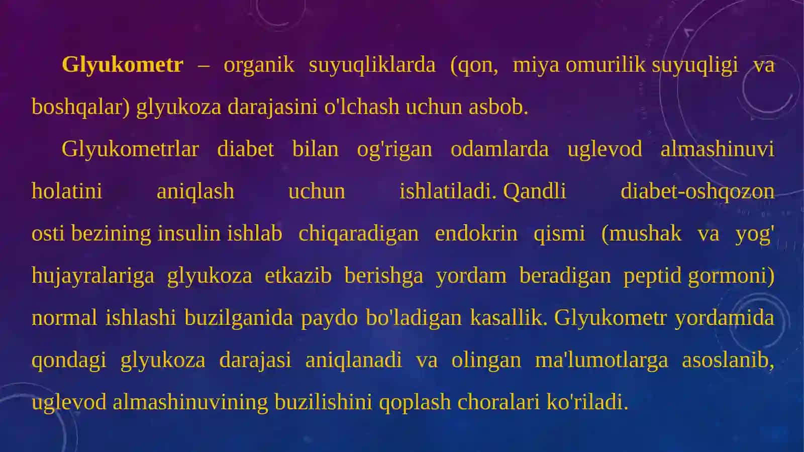 QANDLI DIABED KASALLIGINI ANIQLOVCHI QURILMA MAKETINI ISHLAB CHIQISH 4