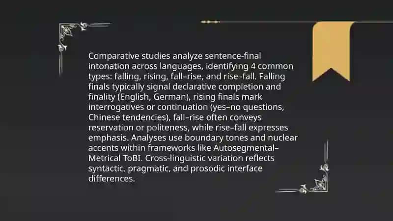Comparative typology of phonological systems: intonation, word stress, sentence stress 4