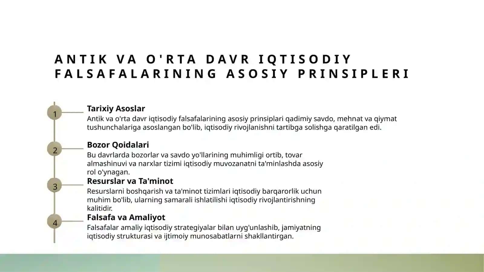 O'rta Osiyodagi temuriylar davrigacha va temuriylar davridagi iqtisodiy g'oyalar 4