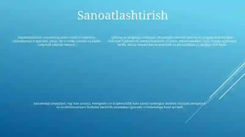 Mustaqillik Yillarida Qishloq Xo'Jaligi Va Sanoat Soxasidagi O'Zgarishlar 4