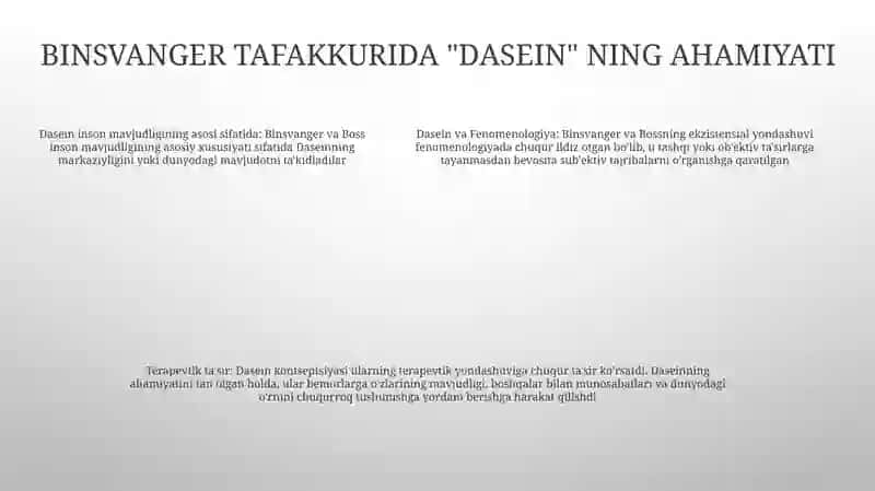 Liyudvig Binsvanger Va Medard Bossning Shaxsga Egzistentsial Yondashuvi 4