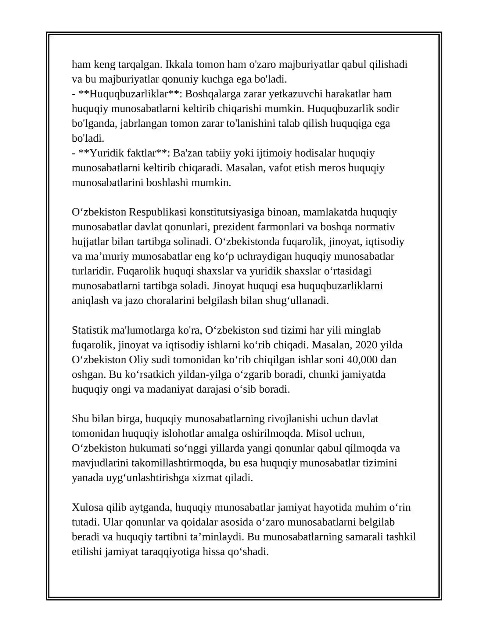 FUQORALIK-HUQUQIY MUNOSABAT SUBYEKTLARI VA OBYEKTLARI 4