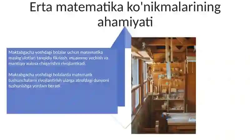 Matematika ta'limi yoshdagi bolalarda 4