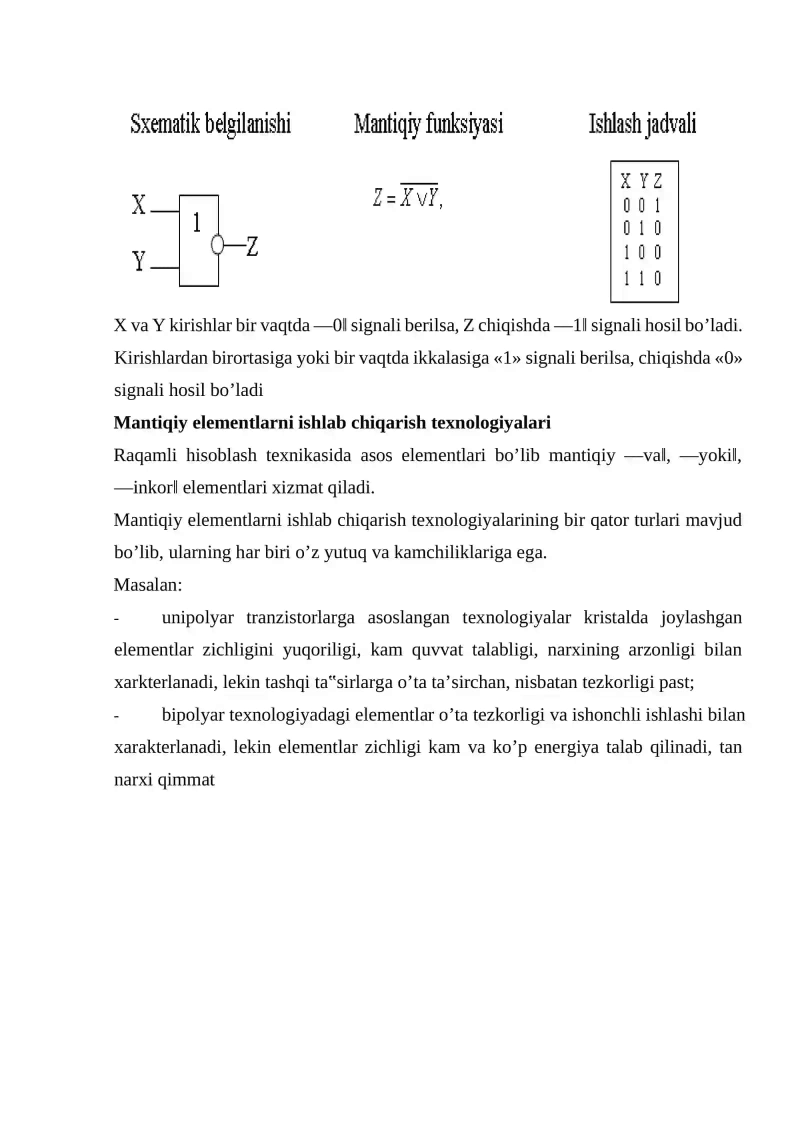 Mantiqiy elementlar va ularni qurish 4