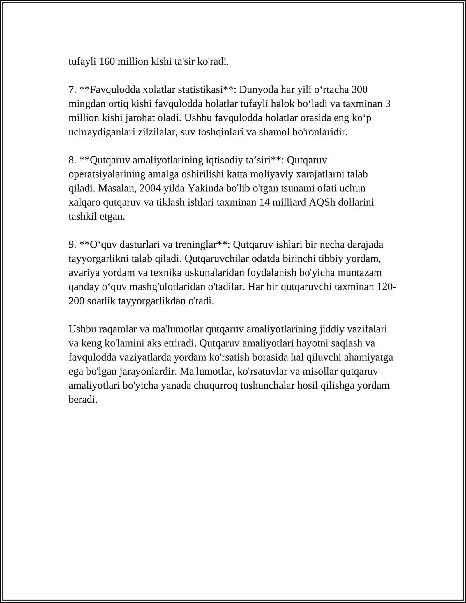 Qutqaruv Amaliyotlari 4
