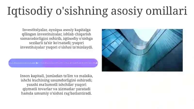 Mexnat unumdorligi - iqtisodiy o'sish omili sifatida 4