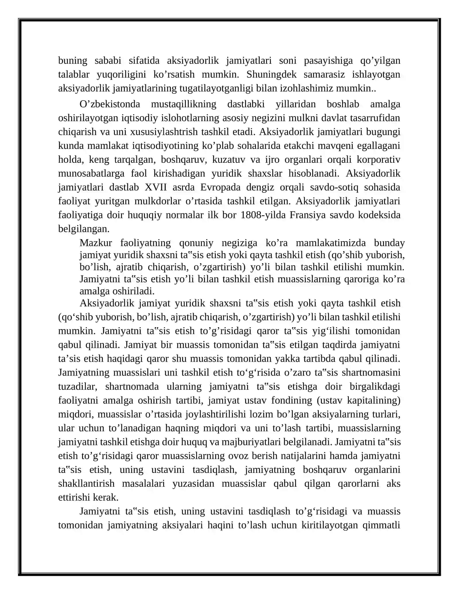 Aksiyadorlik jamiyatlarining korporativ moliyaviy strategiyasi va ularning moliyaviy holati tahlili 4