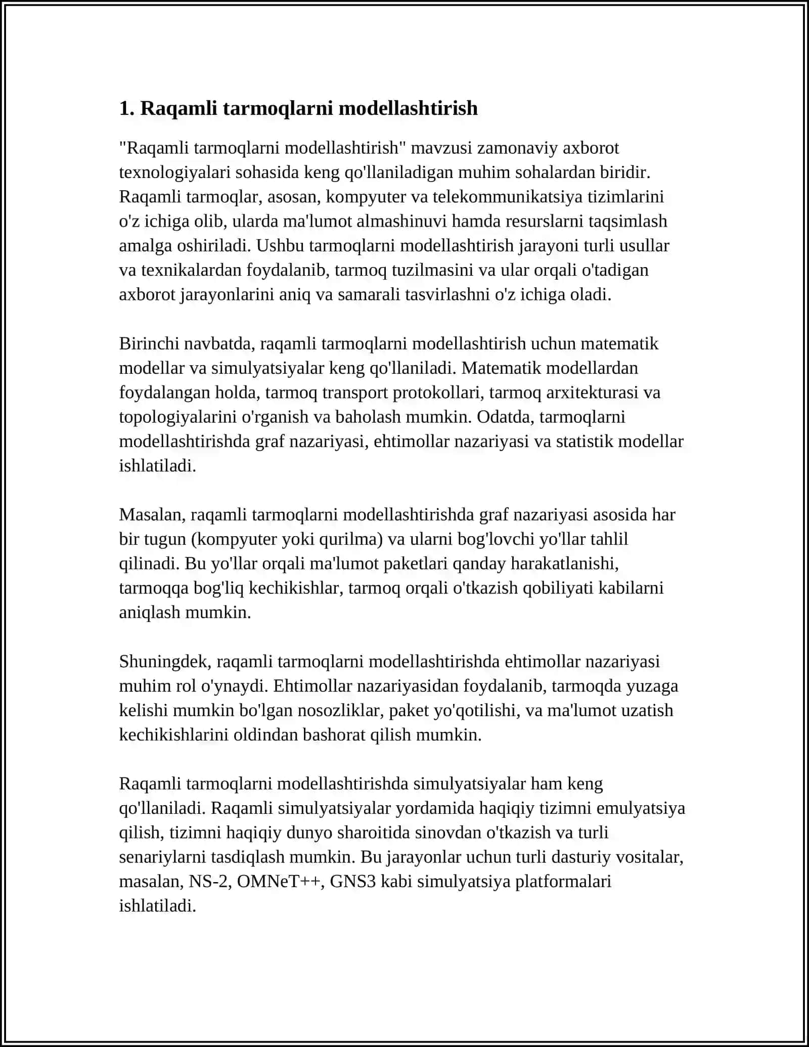 MINTAQANING RAQAMLI MODELINING XUSUSIYATLARI 4