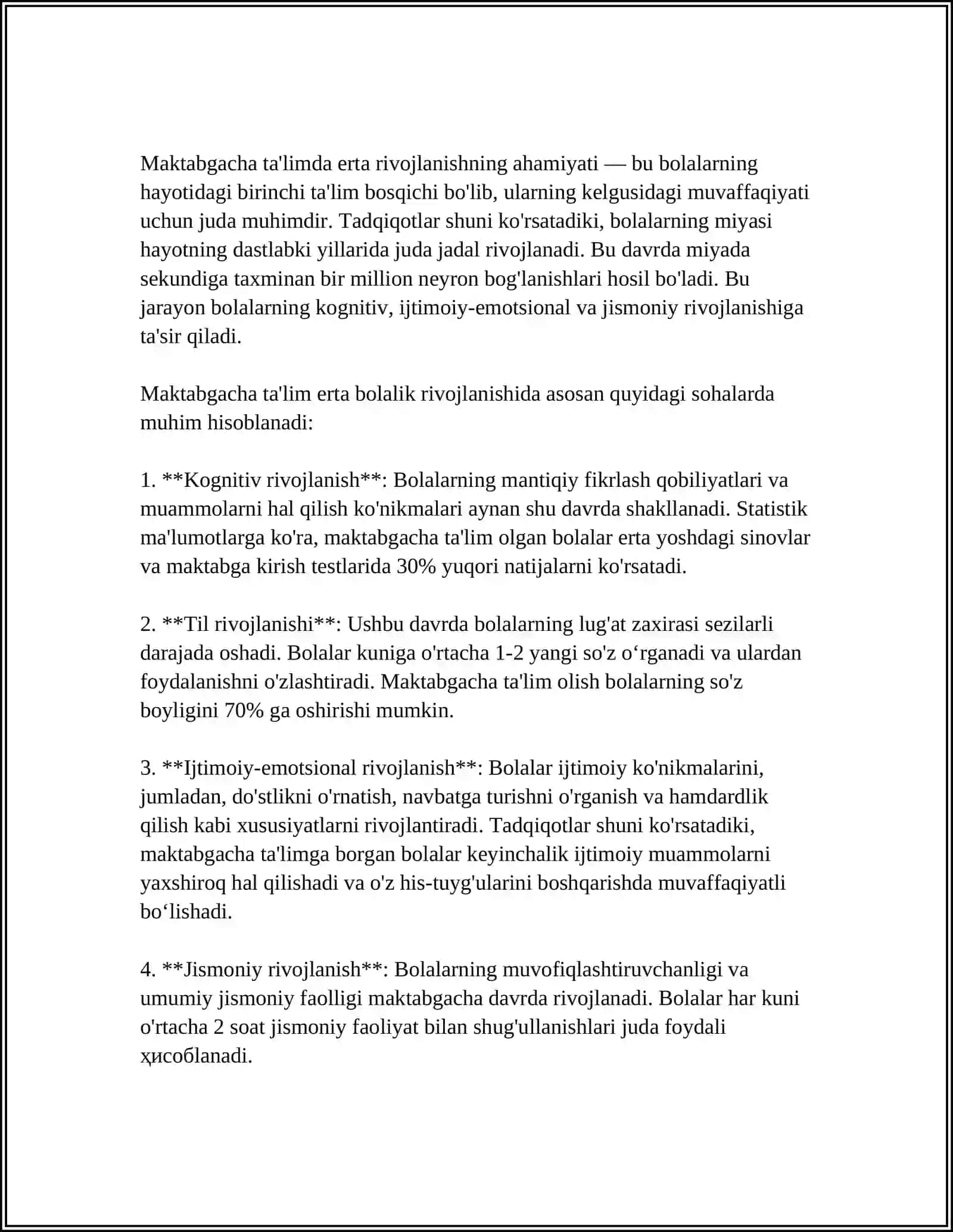 MAKTABGACHA YOSHDAGI BOLALARGA TA'LIM BERISHDA KOMPITENSIYAVIY YONDASHUV 4